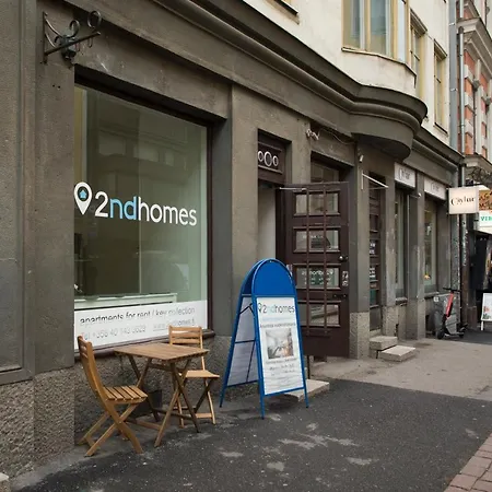 公寓 2ndhomes Center 2br By The Finnish National Theatre With Balcony And Park View